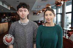 Pictured at the Limerick Pride 2019 Press Launch at the Clayton Hotel are Eoghan Daly, Caherdavin and Katie O Connor, Croagh. Picture: Conor Owens/ilovelimerick